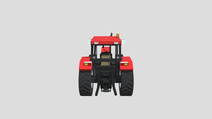 CASE International 1455 XL tractor 3D Model