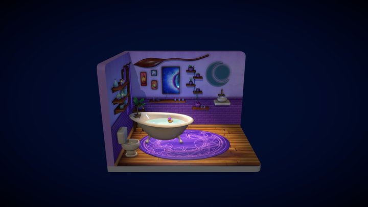 Witch Bathroom 3D Model