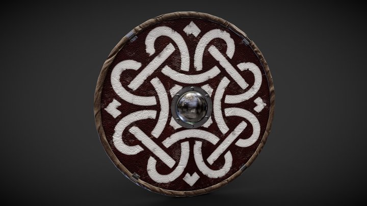 viking shield 1 3D Model