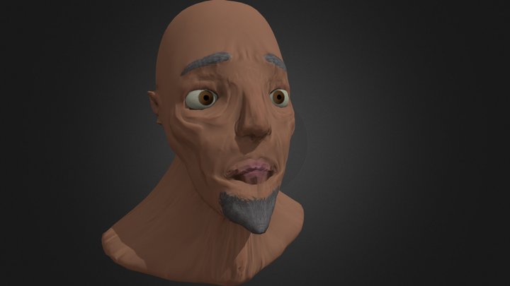 Disturbing Face 3D Model