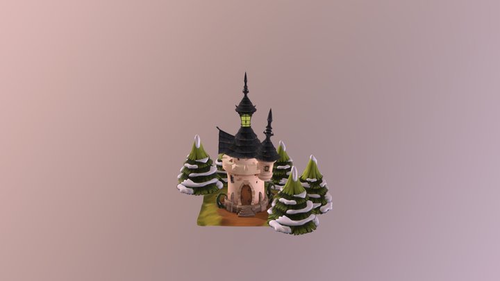 Wizard's Tower 3D Model