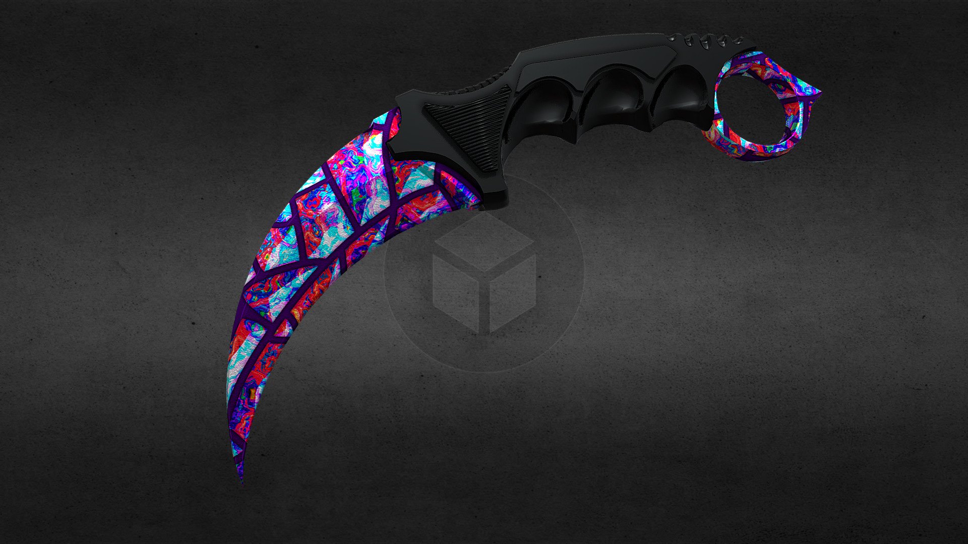 Karambit | Color Explosion by @instinctcsgo - 3D model by vdhun94 ...