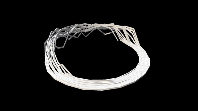 Circadian bracelet - healthy mouse 3D Model