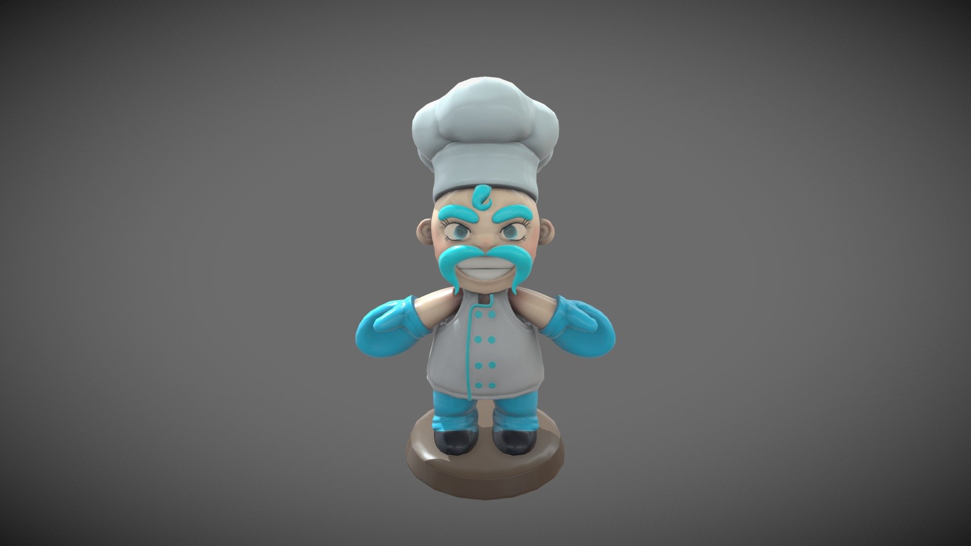 Chef Character - 3D model by RichGood [1cc4b76] - Sketchfab