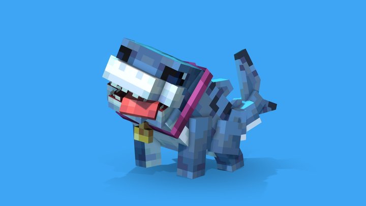 Jeff. Minecraft & Marvel Rivals 3D Model