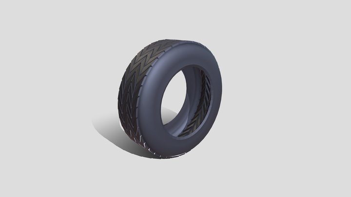 Car Wheel 3D Model