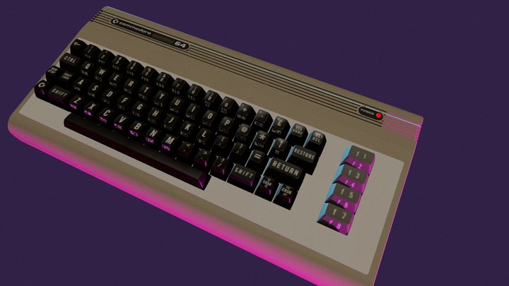 Commodore 64 3D Model
