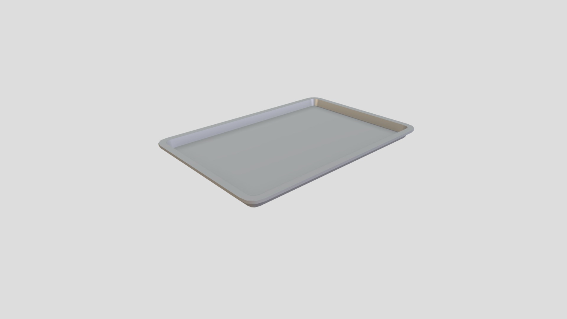 3D model Tray - This is a 3D model of the Tray. The 3D model is about icon.