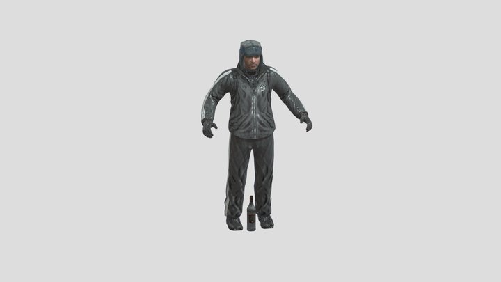 slav cameraman body 3D Model