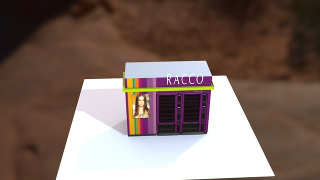 Vending machine racco 3D Model