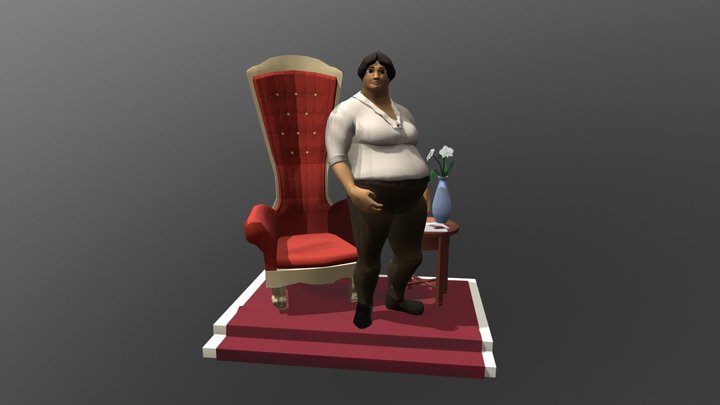 Character Model - Rose 3D Model