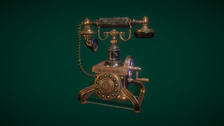Paramount Eiffel Tower 1892 Phone inspired 3D Model