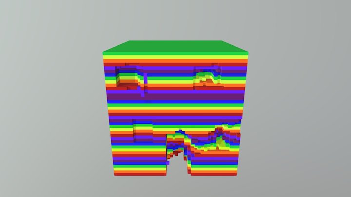 The Rainbow House2 3D Model