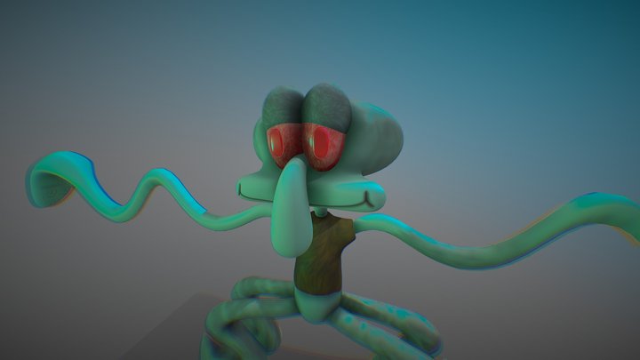 High Squidward – Modello 3D gratuito STL