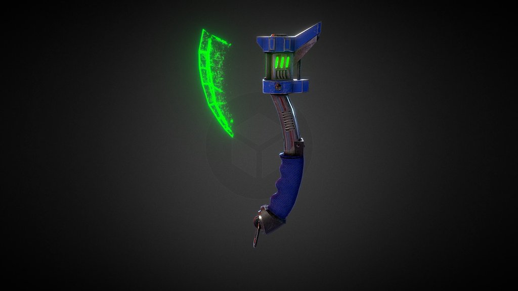 Energy Axe - 3D model by cjsteele87 [1ccbb46] - Sketchfab