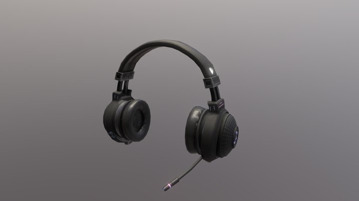 Gaming Headset 3D Model