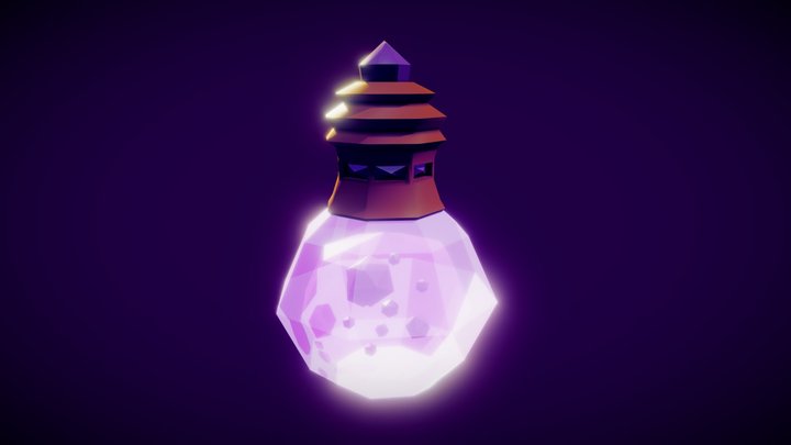 Pocion - Potion Low Poly 3D Model