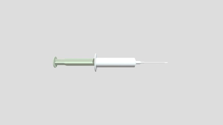Smart Medical Syringe 3D Model