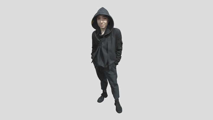 Hooded Stroll 3D Model
