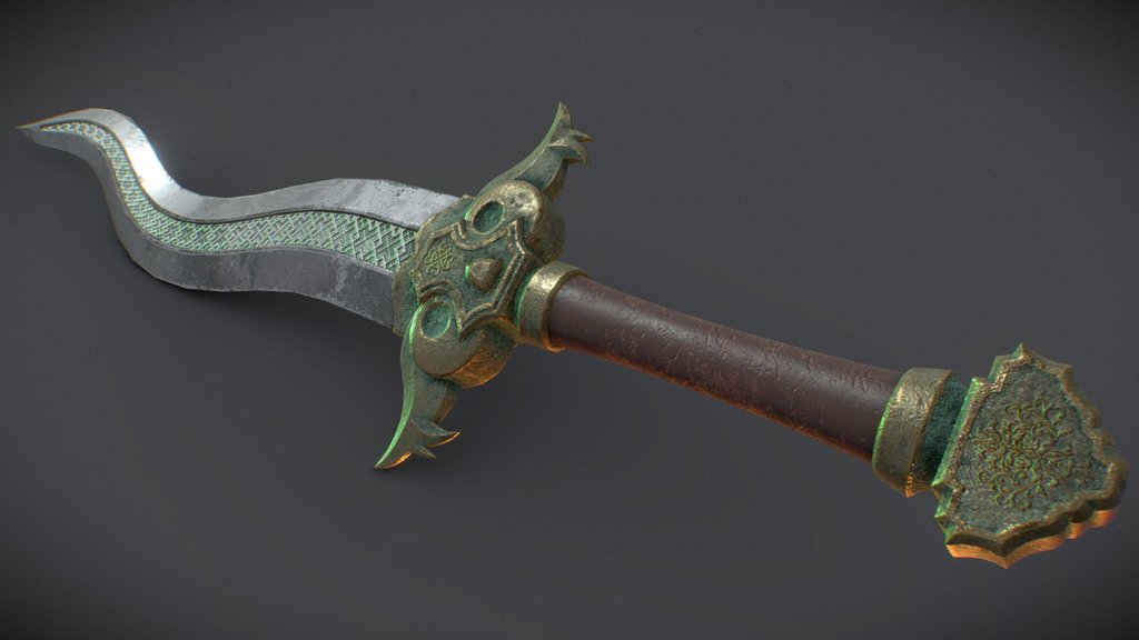 Old ritual knife