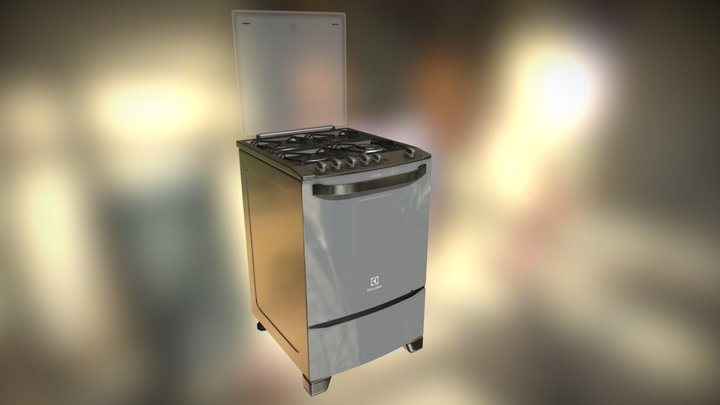 Gas Range - Electrolux 56GXQ 3D Model