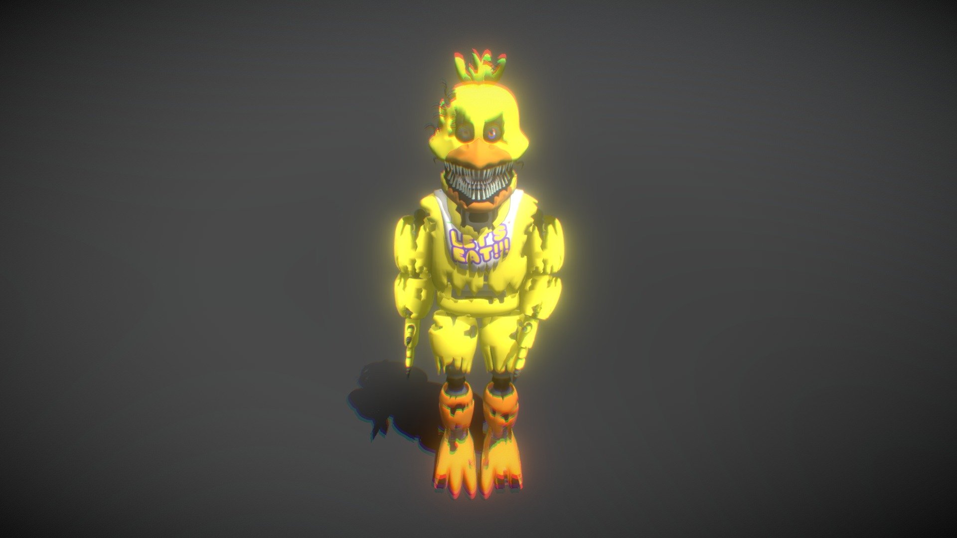 fnaffnaf4nightmarechicamodel 3D model by V4nNy97 [1ccf95e] Sketchfab