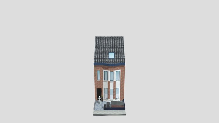 DAE Rowhomes retake - Ghent WIP 3D Model