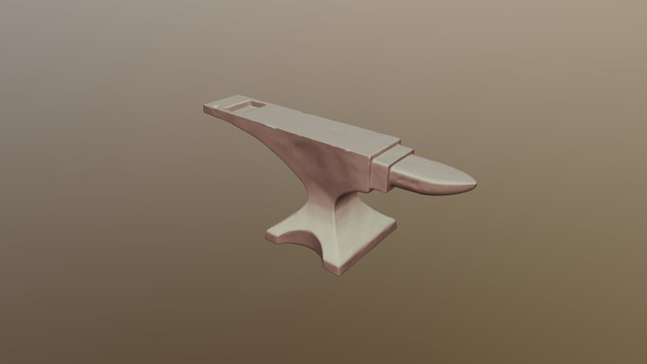 Blender Guru Anvil 3D Model