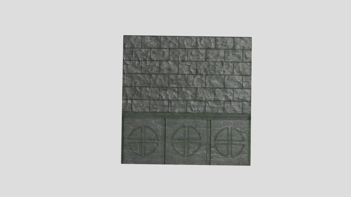 Cathedral Wall trim 3D Model