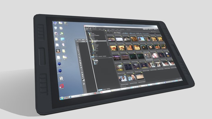 huion Kamvas Studio 22 3D Model