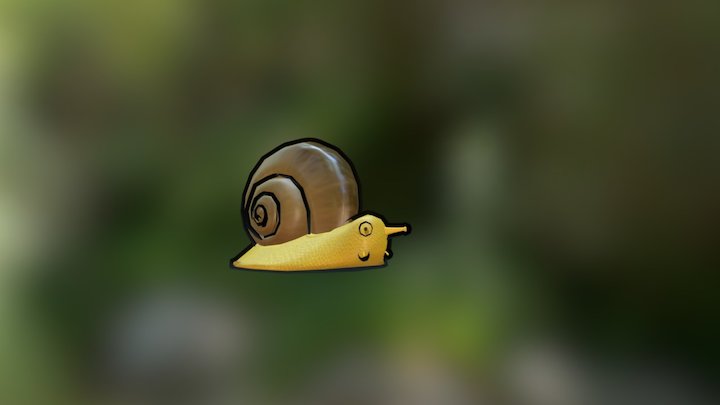 Benny the Snail 3D Model