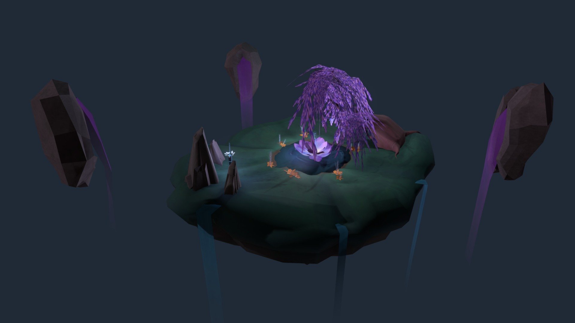 Mystical Diorama - 3d Model By Maffydimitrova [1cd4d9a] - Sketchfab