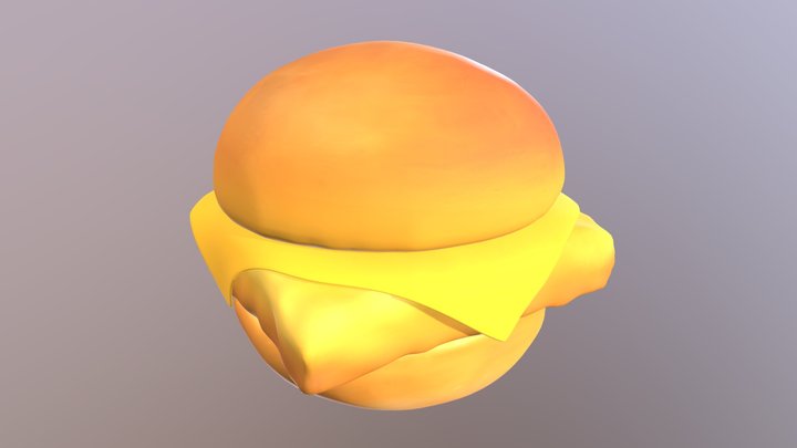 Cartoon Burger - Free 3D Model