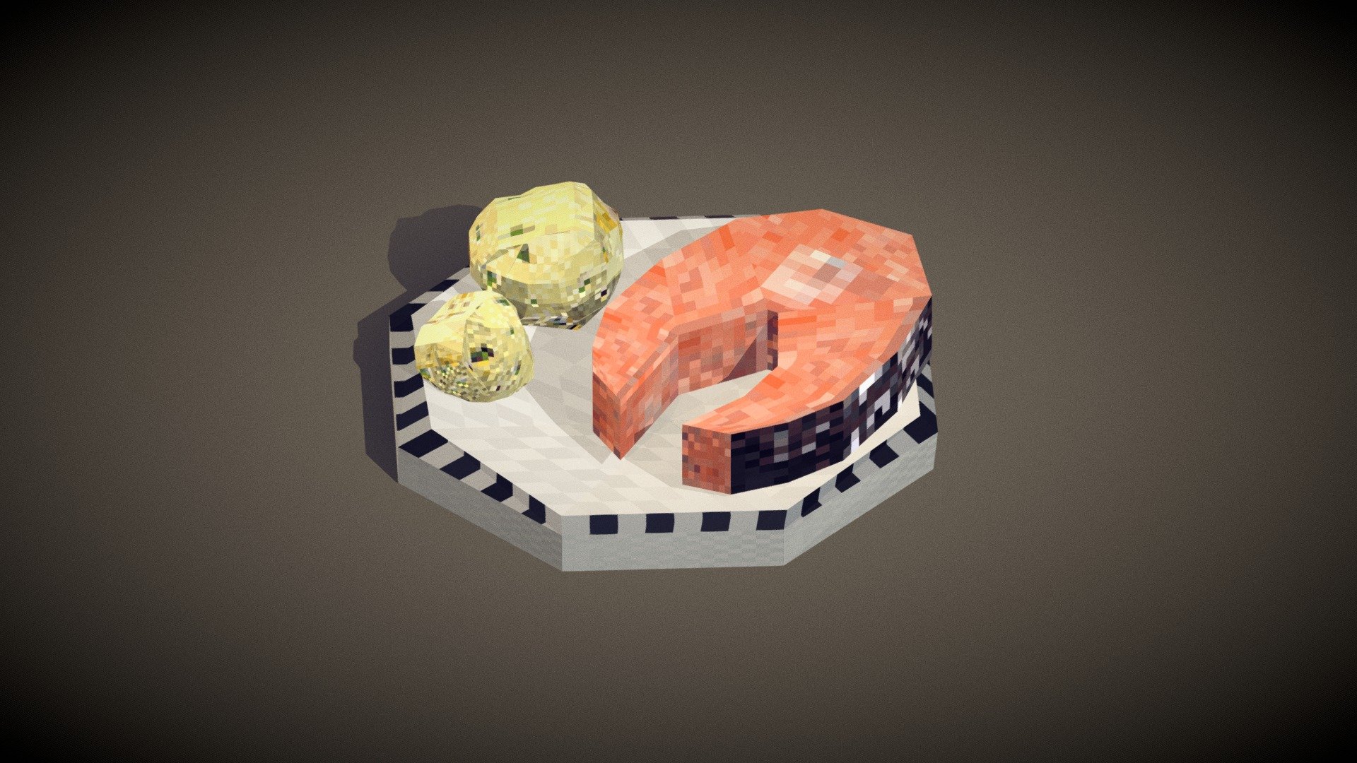 Scandinavian Dinner (Low-Poly)