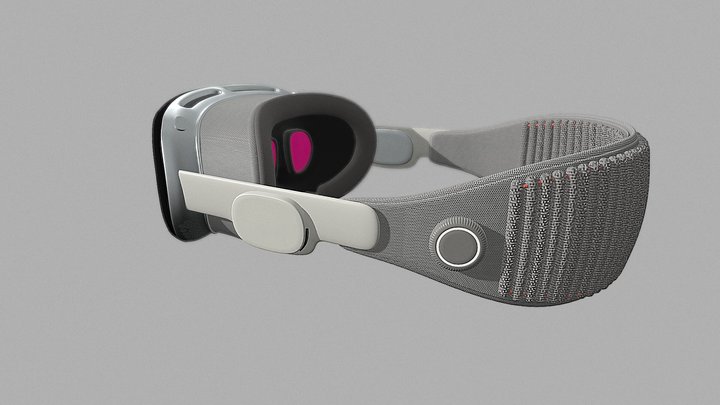 Apple vision pro for naive girls 3D Model
