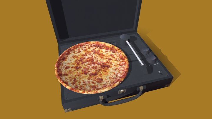 PSX Pizza Suitcase 3D Model