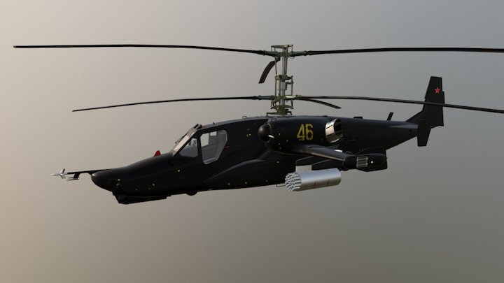 Ka-50 3D Model