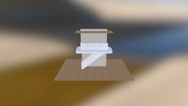 SimonsRaktrapp 3D Model