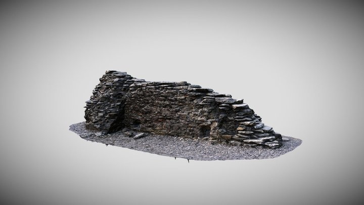 Grotte di Catullo Wall 3D Model