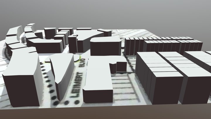 Sankofa City -Rough Draft 3D Model