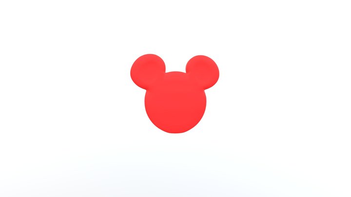 Disney junior mousehead template 3D Model