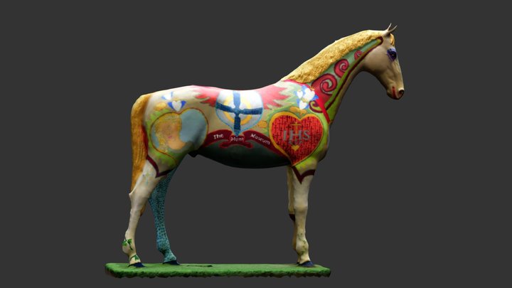 Hunt Museum - Horse Outside 3D Model