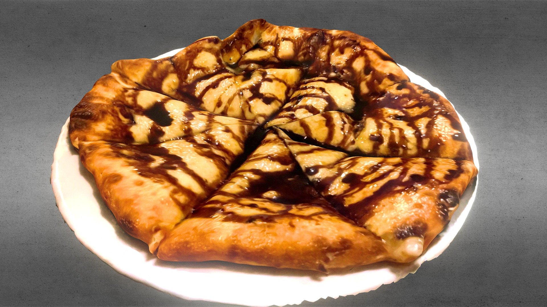 Chocolate Cheese Naan scans with iPhone12 Pro Download Free 3D model
