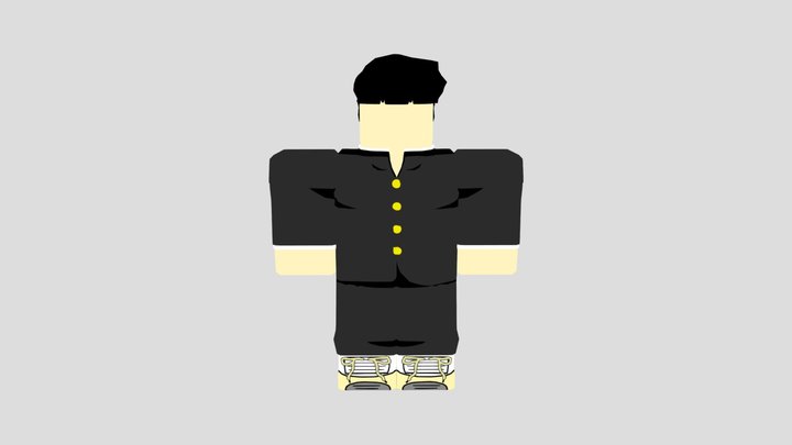 Mob Psycho 100 - Shigeo Kageyama Roblox R6 3D Model