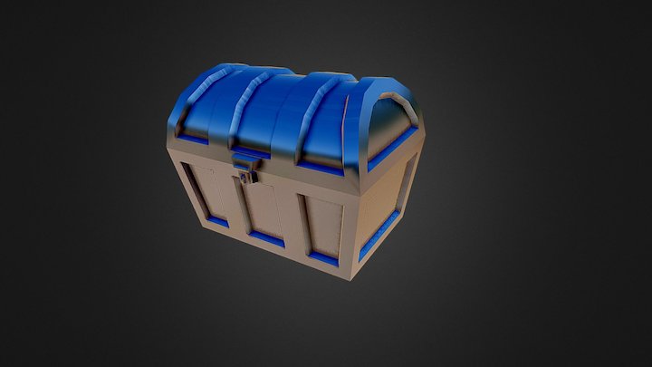 Treasure Chest 3D Model