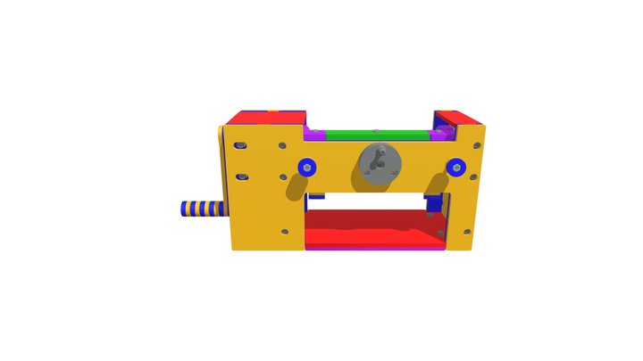 LC Machine: Varianta 2 - Delší noha / základna 3D Model