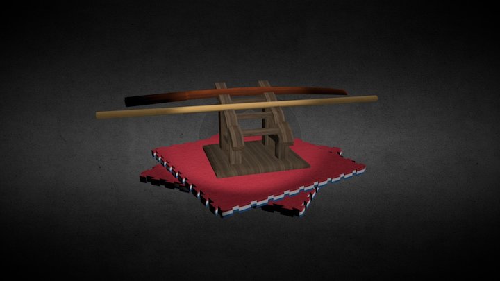 Aikido weapons 3D Model
