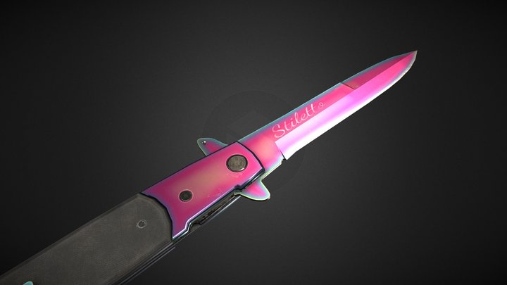 Folding knife 3D Model