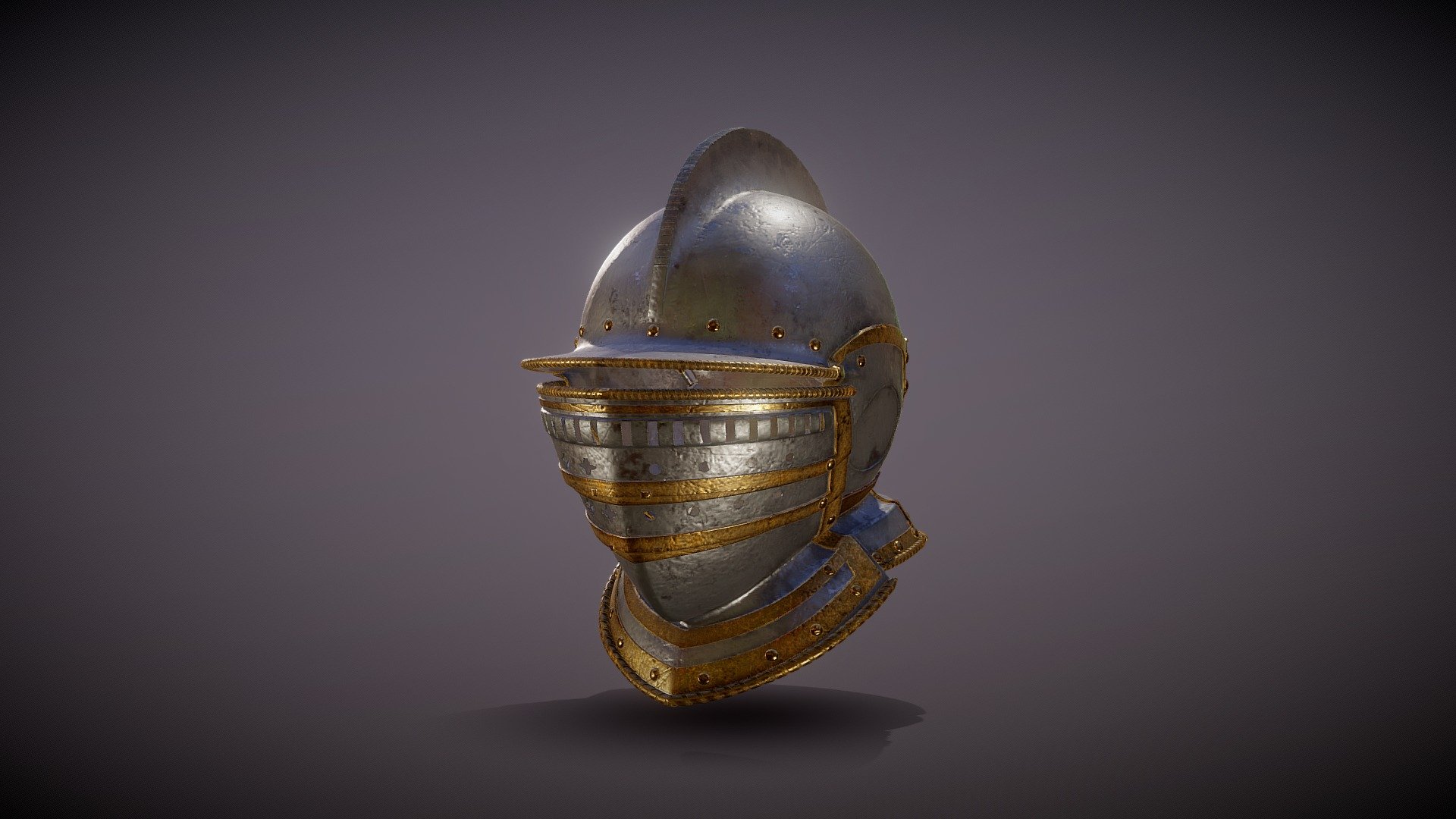Medieval helmet.