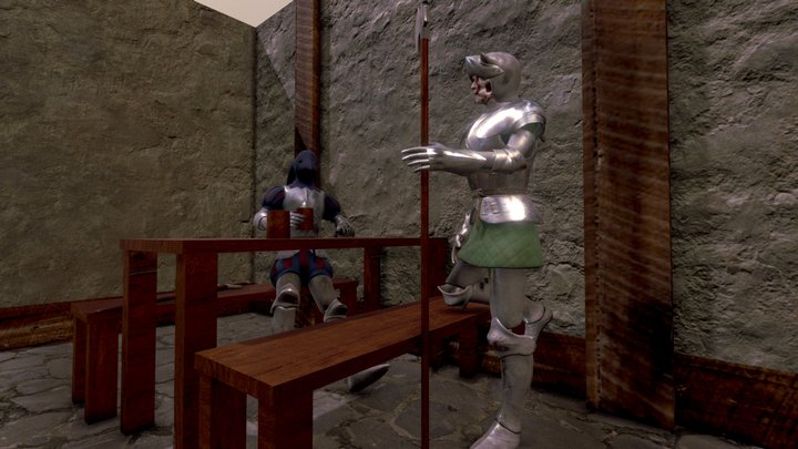 knights 3D Model